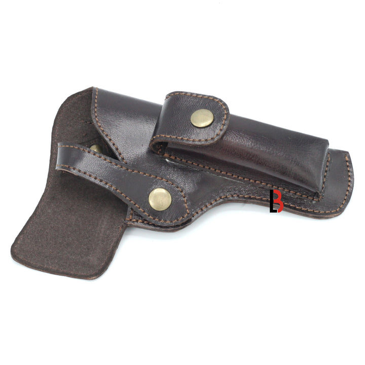 Cowhide Leather Universal Gun Holster Concealed Carry Pistol Holsters - Leather Bond