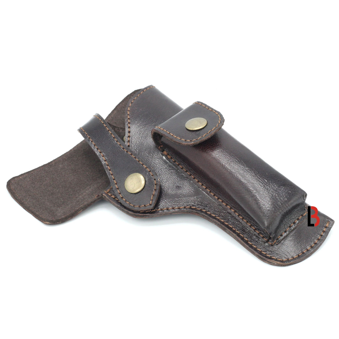 Cowhide Leather Universal Gun Holster Concealed Carry Pistol Holsters - Leather Bond