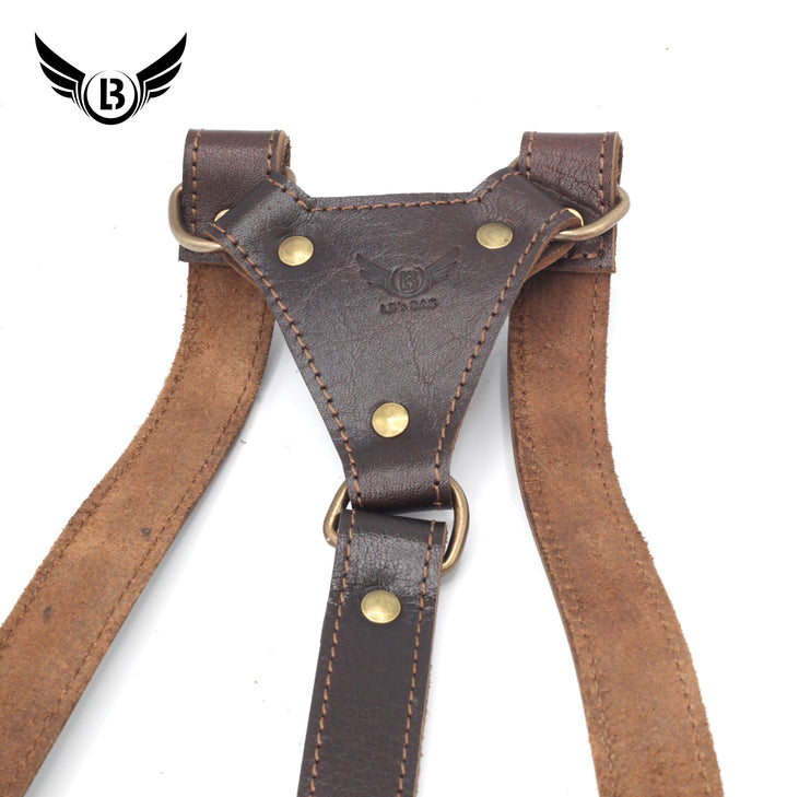 Universal Leather Shoulder Holster Waist Belt Vertical Concealed Holster - Leather Bond