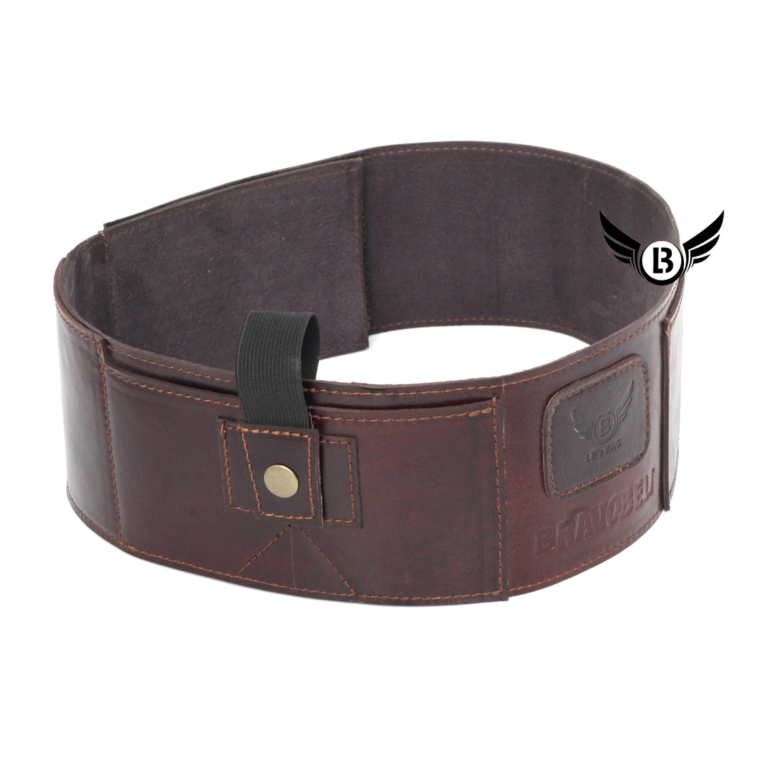 Cowhide Leather BRAVOBELT Belly Band Holster for Concealed Carry - Ambidextrous - Leather Bond