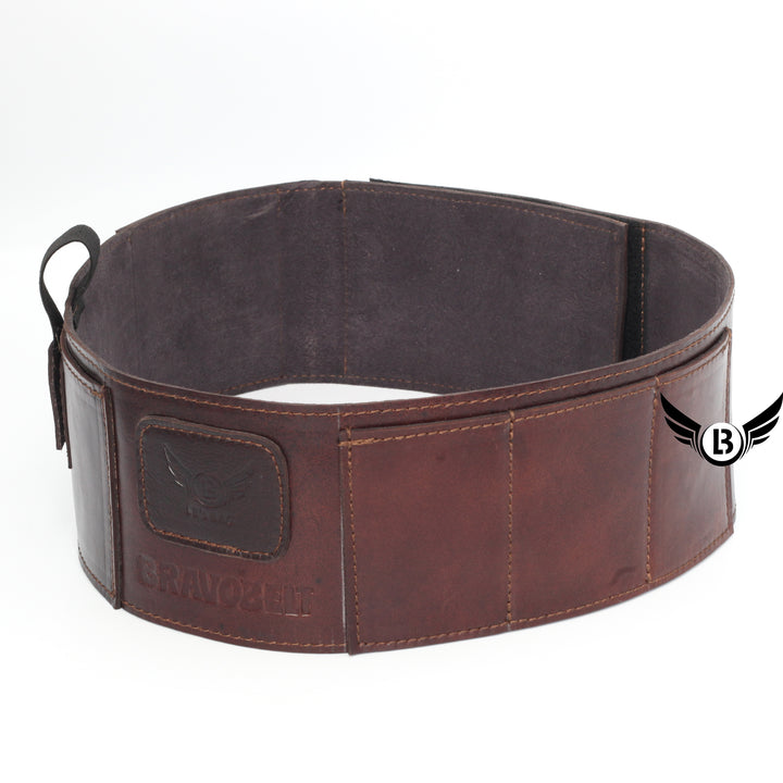 Cowhide Leather BRAVOBELT Belly Band Holster for Concealed Carry - Ambidextrous - Leather Bond