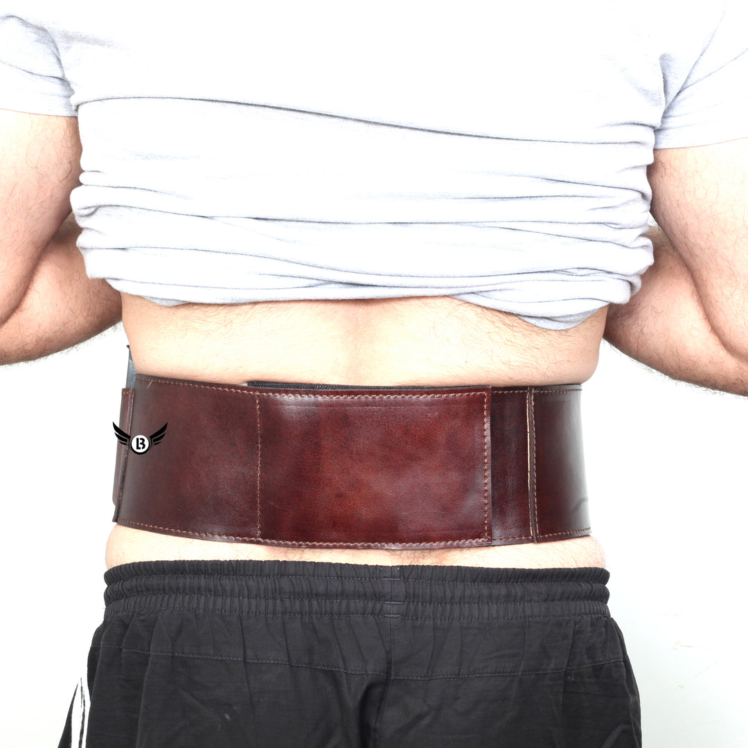 Cowhide Leather BRAVOBELT Belly Band Holster for Concealed Carry - Ambidextrous - Leather Bond