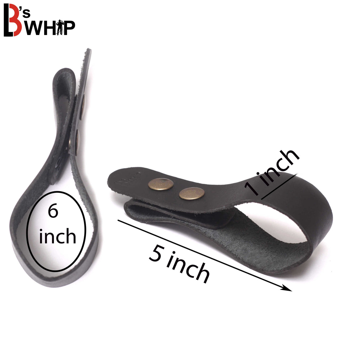 Whip Holster Bullwhip Holder with Belt Loop Handmade and Durable Whip Holder