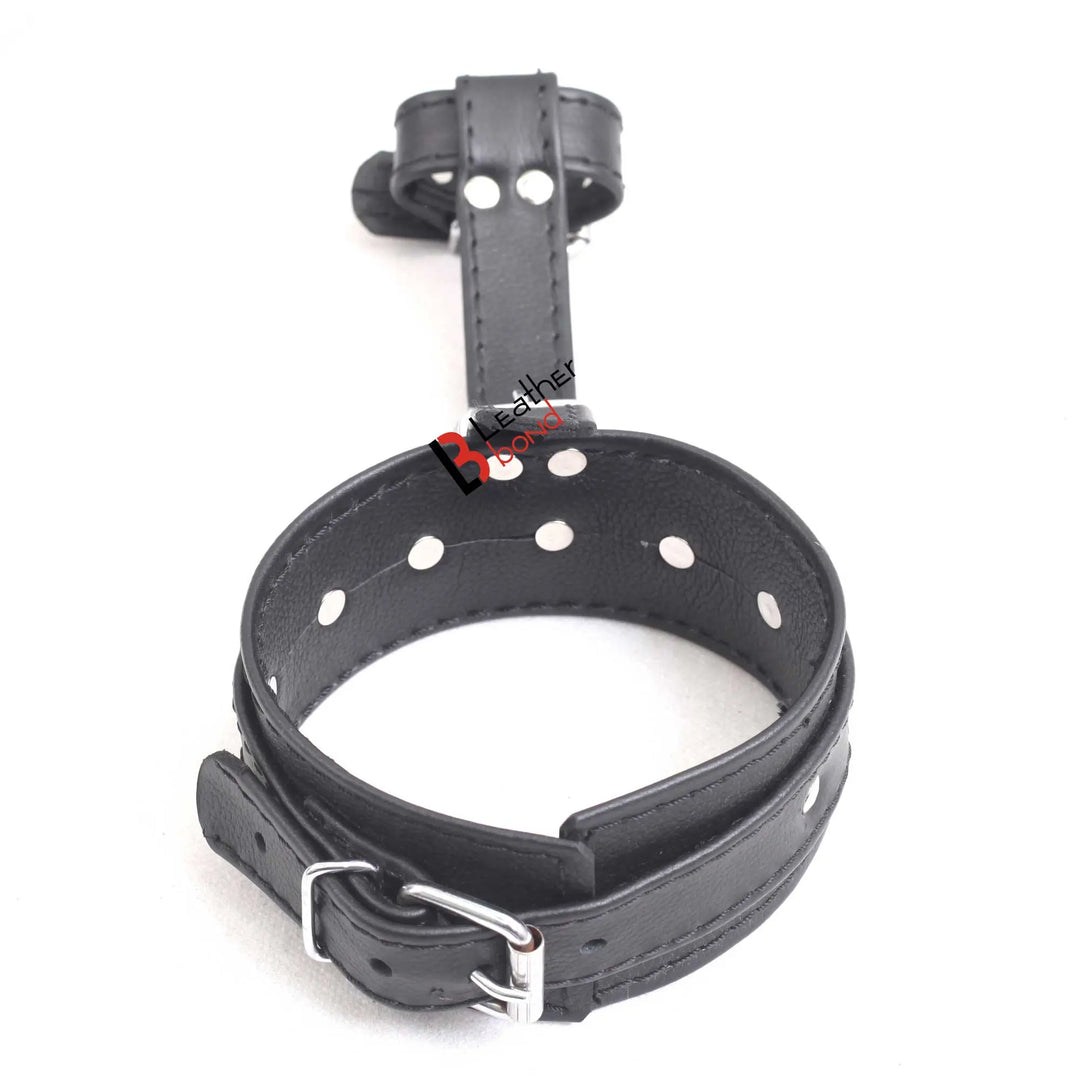 Ankle to Toe and Wrist to Thumb Cuff Strap Restraint Bondage Hand & Ankle Set Made of Real Cowhide Leather Leather Bond