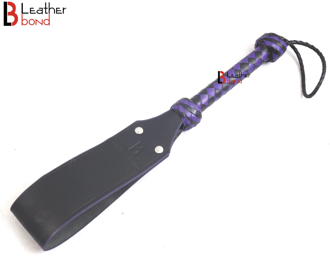 Spanking BDSM Paddle Slapper Thick, Medium Weight Hand Made 2 layer Real Cowhide Saddle Leather (Copy) Leather Bond