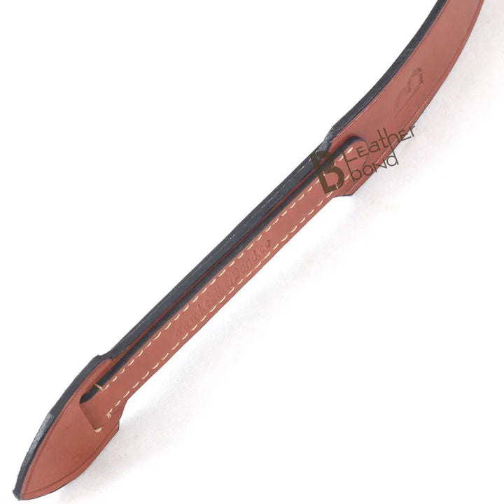 Real Cowhide Saddle Leather Spanking BDSM Paddle Slapper Lightweight Hand Made and Flexible - Leather Bond